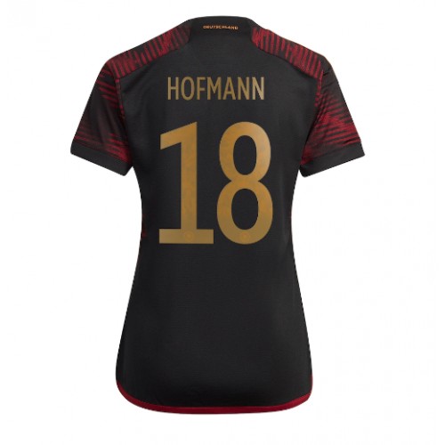 Maillot de foot Allemagne Jonas Hofmann #18 Extérieur Femmes Monde 2022 Manches Courte